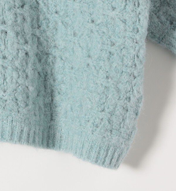 quaranciel「quaranciel:〈手洗い可能〉透かし編み クルーネック ドルマン ルーズ ニット プルオーバー」|ニット・セーター|