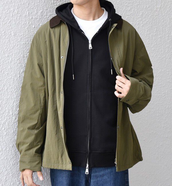 SHIPS any「【SHIPS any別注】Bollington: タスランナイロン ショート ハンティングジャケット◇」|ブルゾン・スタジャン|