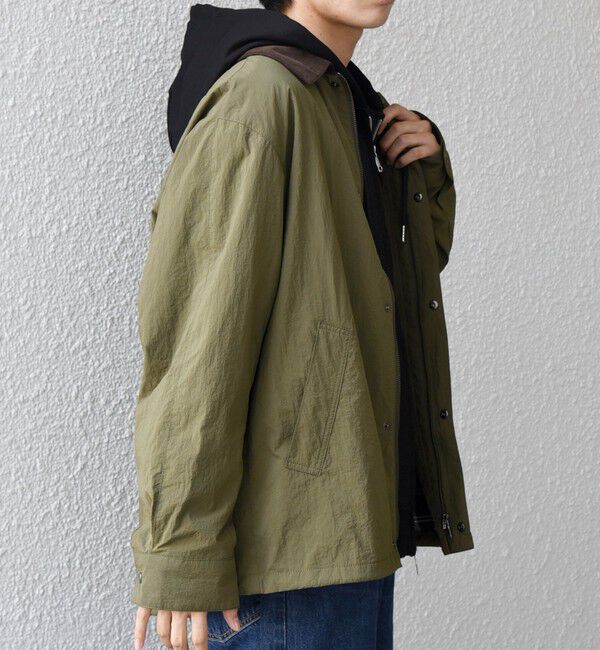 SHIPS any「【SHIPS any別注】Bollington: タスランナイロン ショート ハンティングジャケット◇」|ブルゾン・スタジャン|