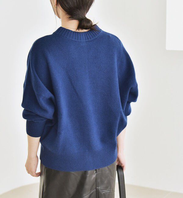 quaranciel「quaranciel: AQUA カシミヤ ミックス 2way ハイネック カーディガン」|カーディガン|