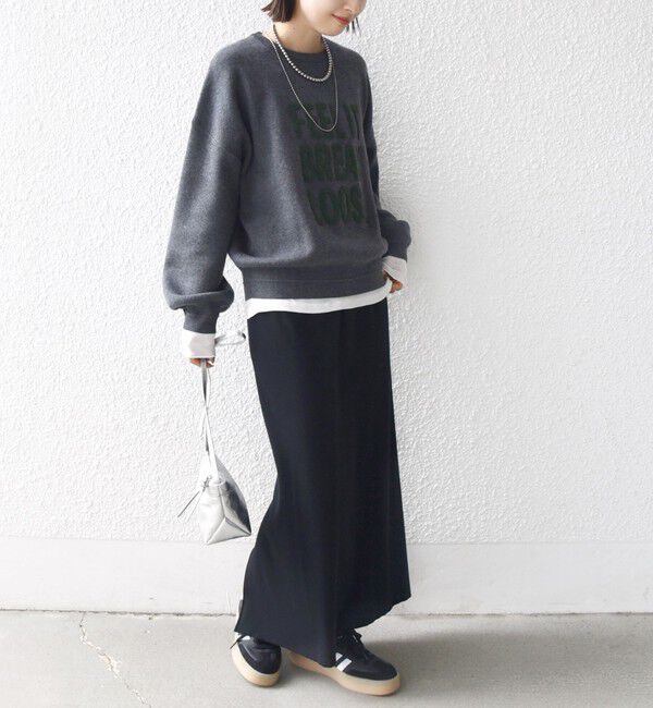 SHIPS for women「【WEB限定】〈手洗い可能〉サガラ 刺繍 ロゴ ニット プルオーバー」|ニット・セーター|