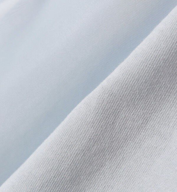 SHIPS for women「《一部追加予約》【WEB限定】〈手洗い可能〉シアー コンビ 裾 ドロスト プルオーバー」|プルオーバー|