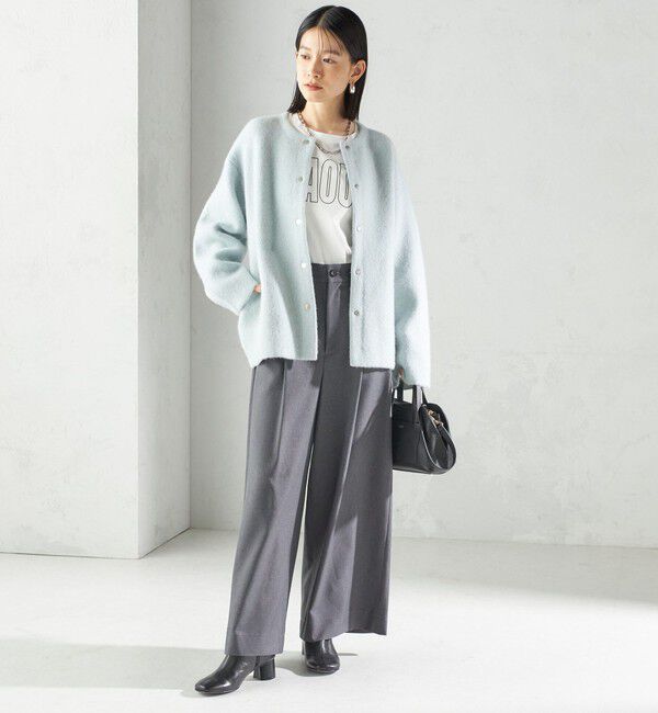 SHIPS for women「プリント ロゴ ロング スリーブ TEE」|Tシャツ・カットソー|