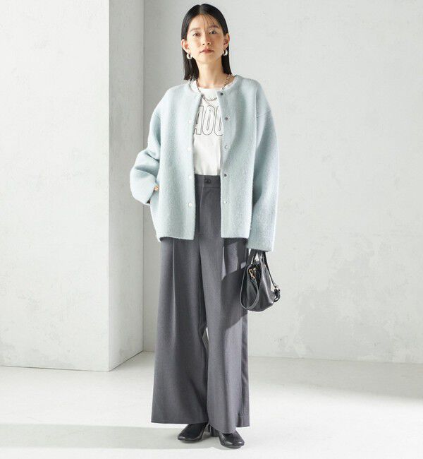 SHIPS for women「プリント ロゴ ロング スリーブ TEE」|Tシャツ・カットソー|