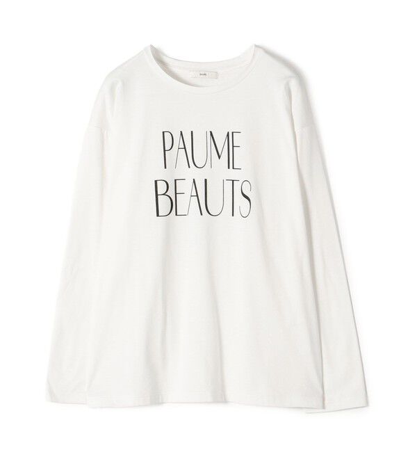 SHIPS for women「プリント ロゴ ロング スリーブ TEE」|Tシャツ・カットソー|