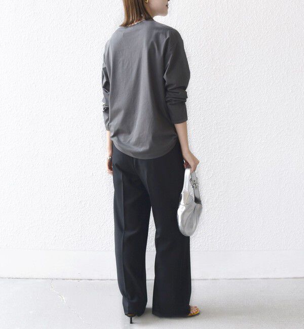 SHIPS for women「プリント ロゴ ロング スリーブ TEE」|Tシャツ・カットソー|