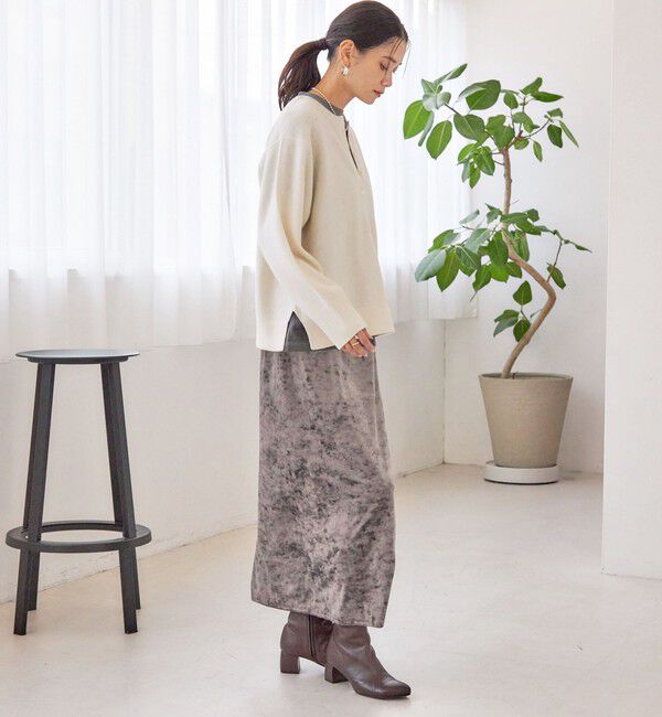 SHIPS for women「〈手洗い可能〉ウール カシミヤ 2WAY プルオーバー」|ニット・セーター|