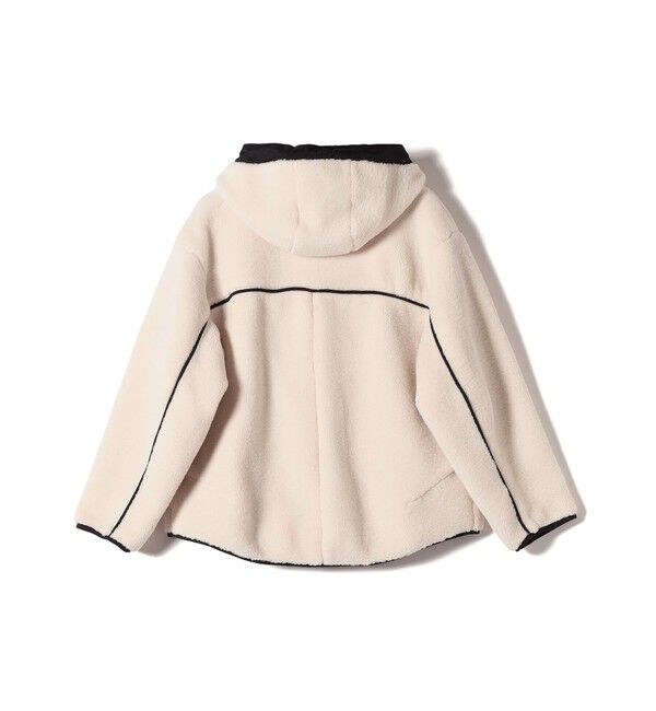 SHIPS for women「【WEB限定】ボア 配色 フード ブルゾン」|ブルゾン・スタジャン|