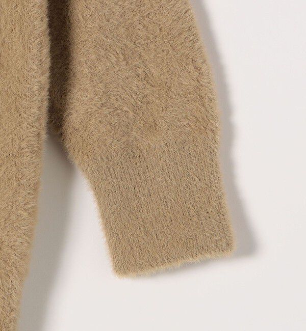 quaranciel「quaranciel:〈手洗い可能〉ファーライク クルーネック ニット プルオーバー」|ニット・セーター|