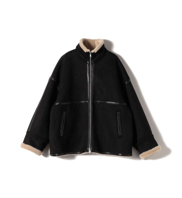 SHIPS for women「フェイク ムートン ジップ コート」|その他|