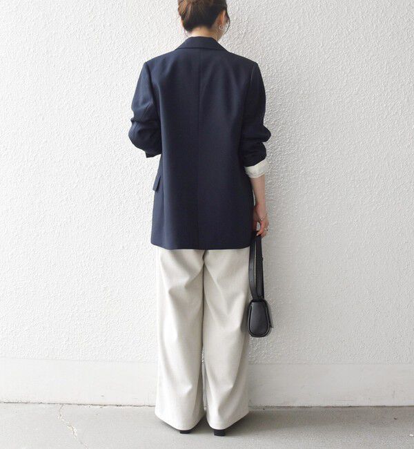 SHIPS any「SHIPS any:〈手洗い可能〉ウォーム イージー ワイド ストレート パンツ」|その他|