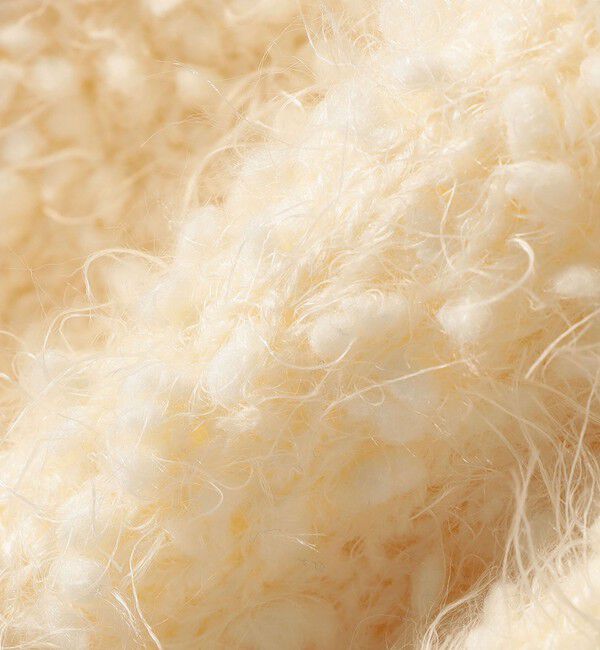 quaranciel「quaranciel:〈手洗い可能〉ネップツイード Vネック ニット カーディガン」|カーディガン|