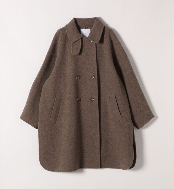 quaranciel「quaranciel: リバー スタンド & テーラード ダブルブレスト Aライン コート」|その他|