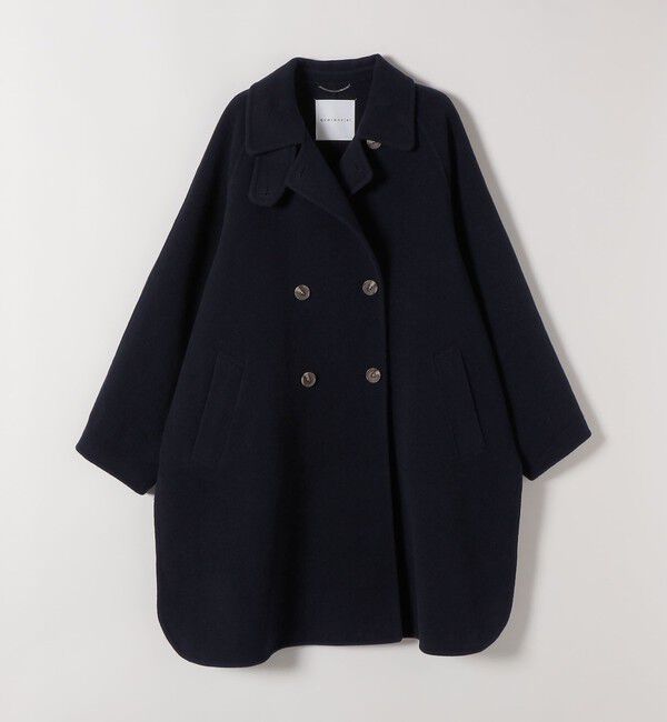 quaranciel「quaranciel: リバー スタンド & テーラード ダブルブレスト Aライン コート」|その他|