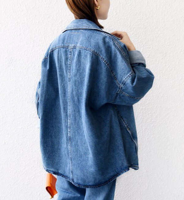 SHIPS for women「Levi&rsquo;s:〈手洗い可能〉TWIST SHACKET」|デニムジャケット|