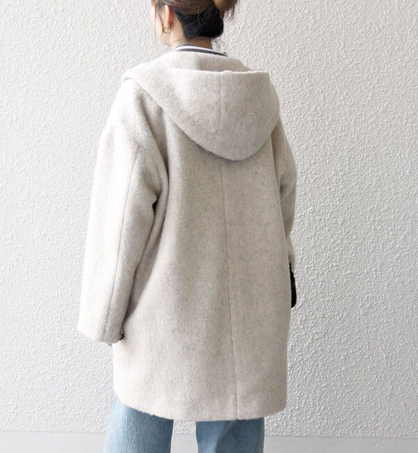 SHIPS any「SHIPS any: シャギー フーディー ガウン コート」|その他|