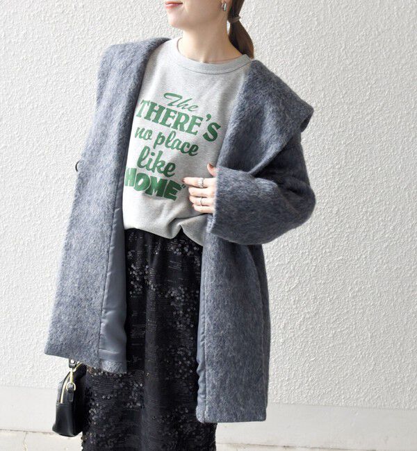 SHIPS any「SHIPS any: シャギー フーディー ガウン コート」|その他|