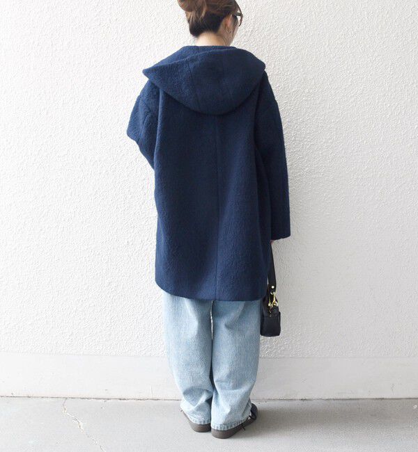 SHIPS any「SHIPS any: シャギー フーディー ガウン コート」|その他|