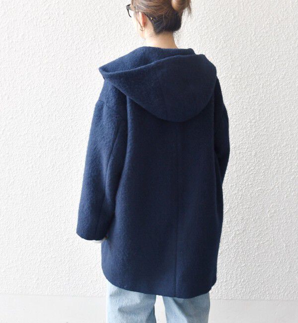 SHIPS any「SHIPS any: シャギー フーディー ガウン コート」|その他|