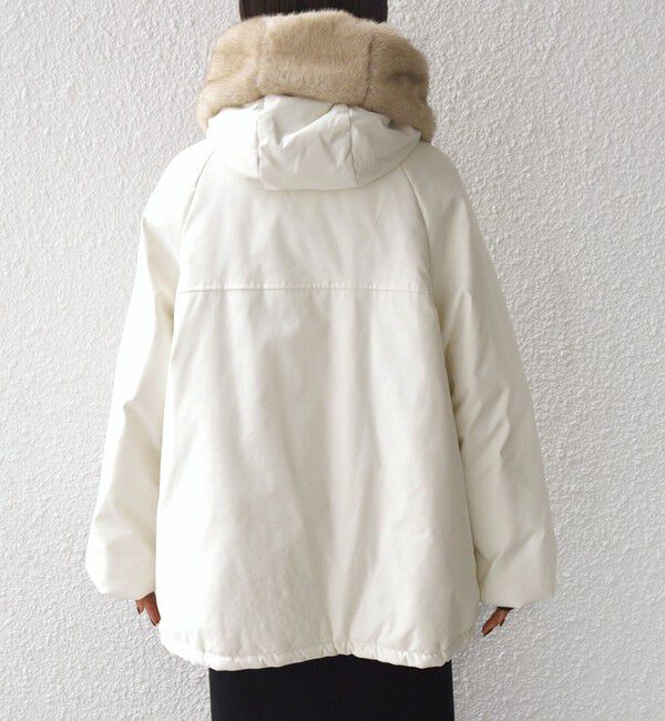 SHIPS for women「【WEB限定】2WAY フェイクファー 中綿 ブルゾン」|ブルゾン・スタジャン|