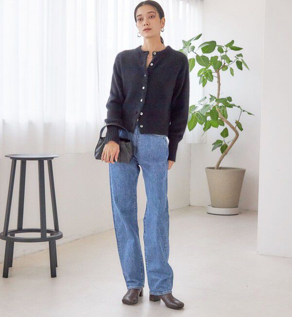 SHIPS for women「〈手洗い可能〉フォックス クルーネック ニット カーディガン」|カーディガン|