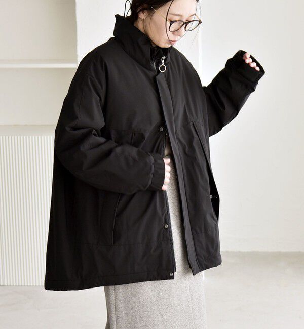 quaranciel「quaranciel:〈撥水加工〉中綿 スタンドカラー ダブル ジップ モンスター コート」|その他|