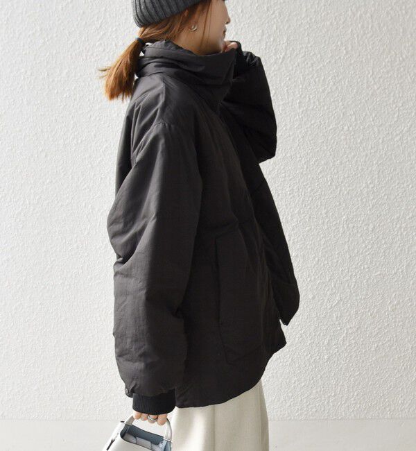 SHIPS any「【WEB限定】SHIPS any: 中綿 ダブル ジップ スタンド ブルゾン」|ブルゾン・スタジャン|