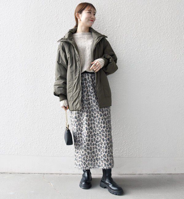 SHIPS any「【WEB限定】SHIPS any: 中綿 ダブル ジップ スタンド ブルゾン」|ブルゾン・スタジャン|