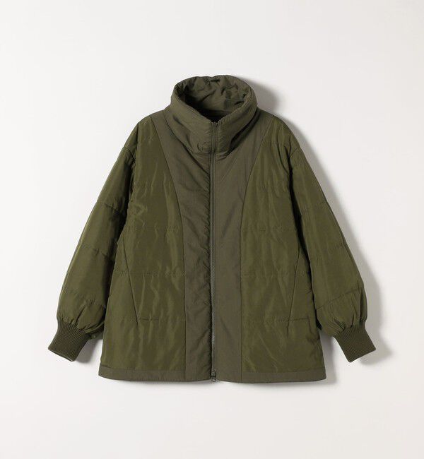 SHIPS any「【WEB限定】SHIPS any: 中綿 ダブル ジップ スタンド ブルゾン」|ブルゾン・スタジャン|