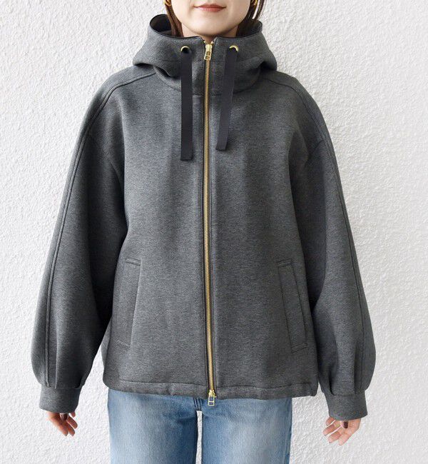 SHIPS for women「【WEB限定】〈手洗い可能〉ダンボール ダブルジップ フーディー 2」|パーカー|