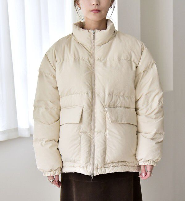 quaranciel「quaranciel: フーディー & ハイネック 2way ショート ダウン ジャケット」|ダウン|