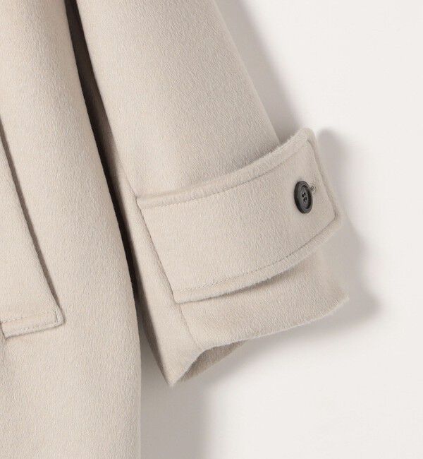 quaranciel「quaranciel: PURE WOOL スタンド & ステンカラー ロング コート」|ステンカラーコート|