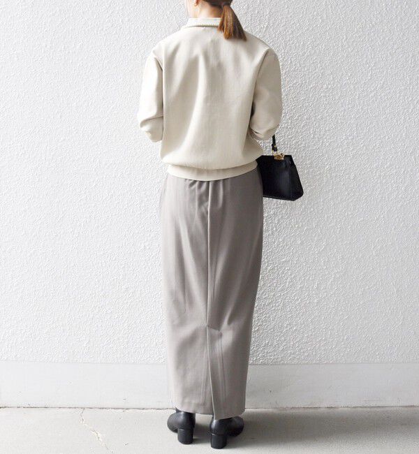 SHIPS any「SHIPS any:〈手洗い可能〉パール モチーフ 襟付き スキッパー ニット プルオーバー」|ニット・セーター|