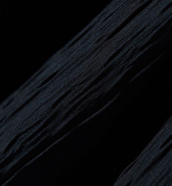 SHIPS any「SHIPS any:〈手洗い可能〉ジャカード ウエスト タック ノーカラー ワンピース［NAVY BLUE］」|ワンピース|