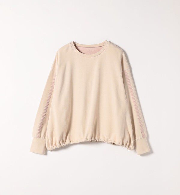 SHIPS any「SHIPS any:〈洗濯機可能〉裏毛 バイカラー ドロスト ルーズ スウェット プルオーバー」|スウェット・ジャージ|