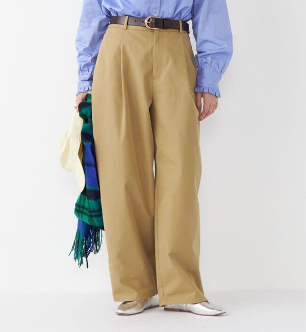 SHIPS Colors 「SHIPS Colors:〈洗濯機可能〉TC チノ カーブ パンツ 2」|チノ|