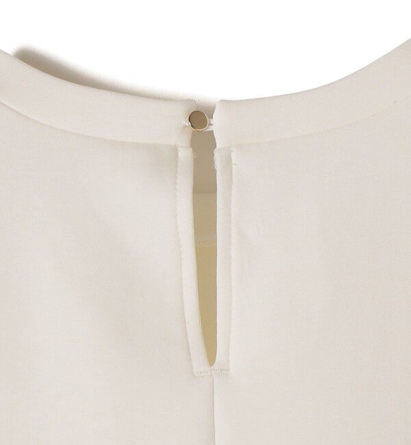 SHIPS for women「【WEB限定】〈手洗い可能〉サイド スリット フリル ダンボール カットソー」|Tシャツ・カットソー|