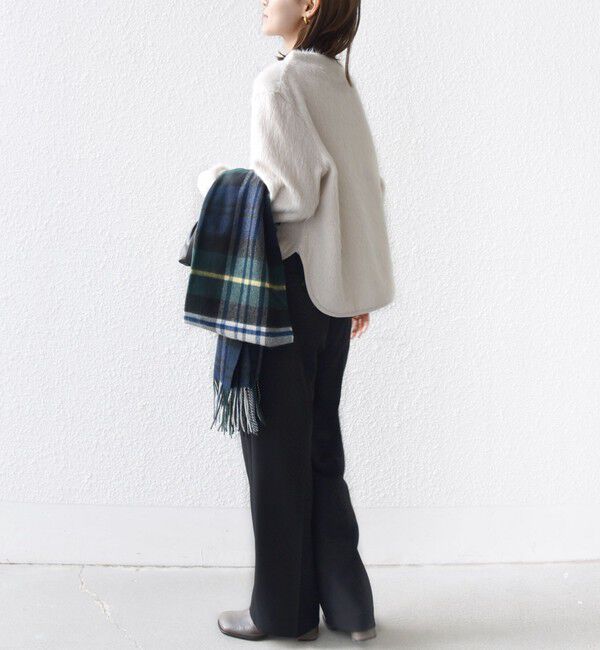 SHIPS for women「【WEB限定】〈手洗い可能〉バルフィー ロング シャギー ボトルネック プルオーバー」|ニット・セーター|