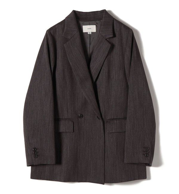 SHIPS for women「〈手洗い可能〉ウール 調 合繊 ダブル ジャケット」|テーラードジャケット|