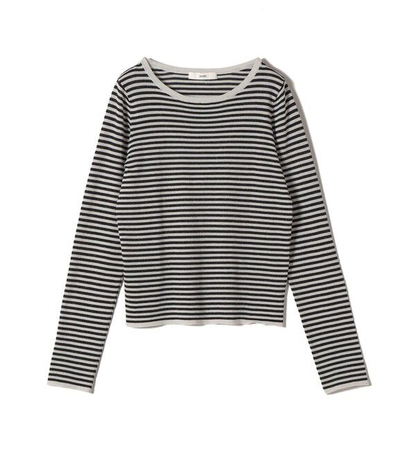 SHIPS for women「〈洗濯機可能〉ラメ クルーネック 長袖 ニット」|ニット・セーター|