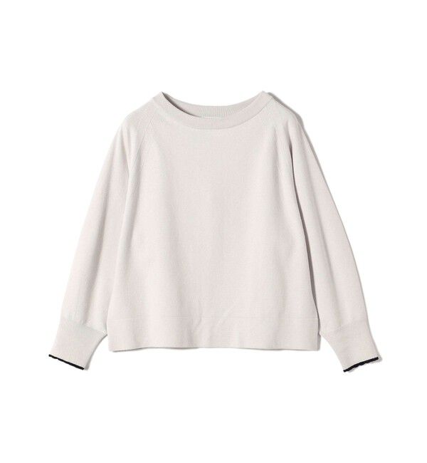 SHIPS for women「〈手洗い可能〉コットン カシミヤ混 スカラップヘム ボートネック プルオーバー」|ニット・セーター|