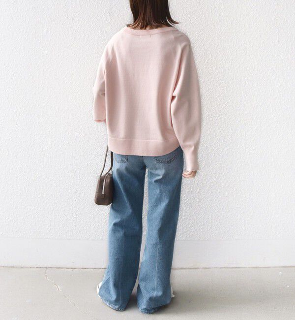 SHIPS for women「〈手洗い可能〉コットン カシミヤ混 スカラップヘム ボートネック プルオーバー」|ニット・セーター|