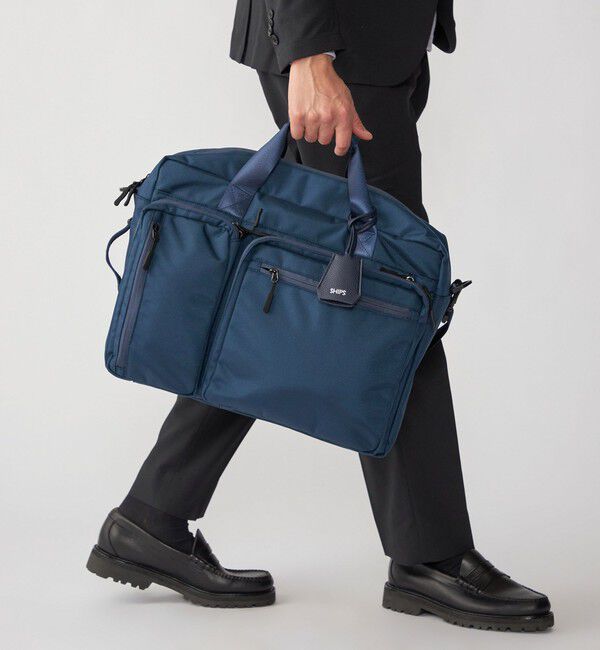 SHIPS「【新色追加】【WEB限定】SHIPS: 3WAY ビズ ワイド ブリーフ バッグ」|リュック|