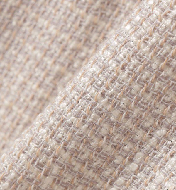 SHIPS for women「トライスピン 杢 ツイード カラーレス ジレ（セレモニー対応可）」|ベスト・ジレ|