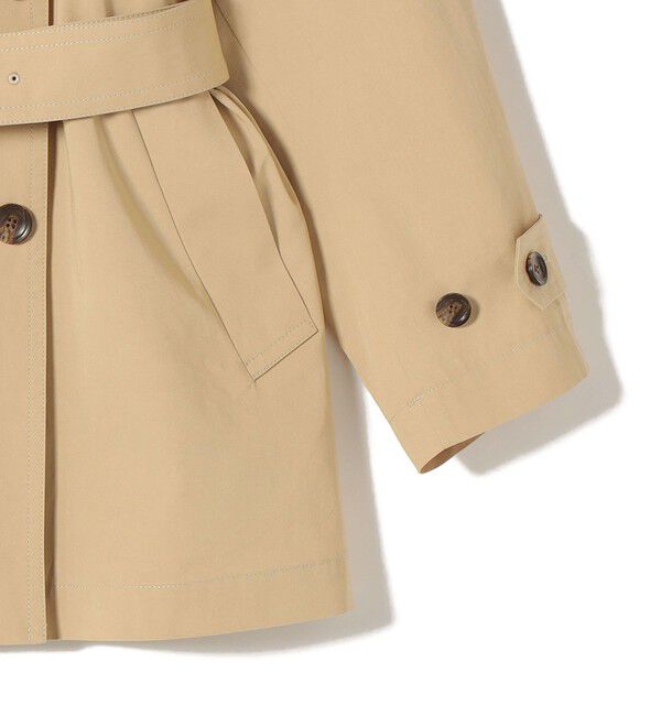 SHIPS for women「〈撥水加工〉バック ギャザー ドロスト ミディ丈 トレンチ コート」|トレンチコート|