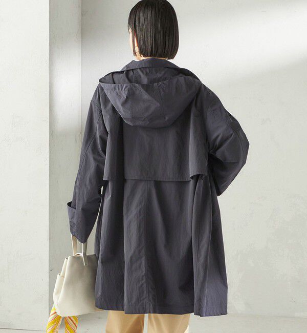 SHIPS for women「〈手洗い可 / 撥水加工 / UVカット〉 スタンドカラー フード コート」|その他|