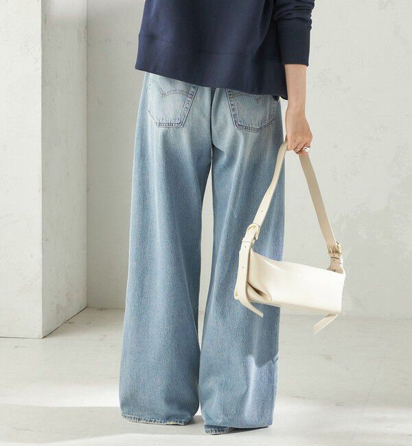 SHIPS for women「Levi&rsquo;s: XL STRAIGHT ライトオンス」|デニム|