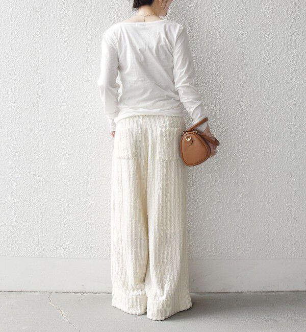 SHIPS any「SHIPS any:〈手洗い可能〉シアー コットン ヘンリーネック プルオーバー」|Tシャツ・カットソー|