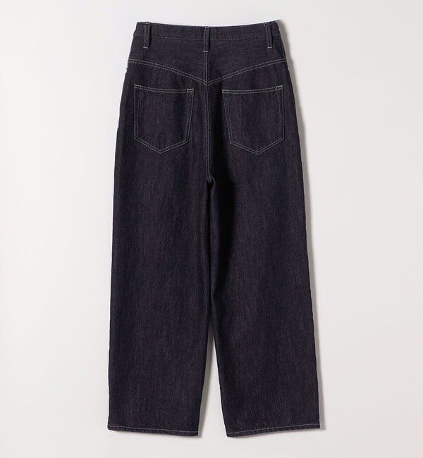quaranciel「《一部追加予約》quaranciel:〈洗濯機可能〉ハイライズ ルーズ ワイド デニム パンツ」|デニム|