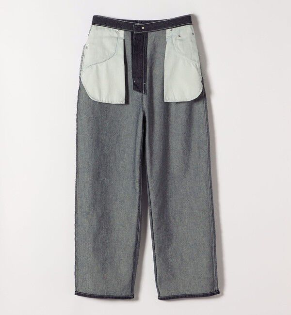 quaranciel「《一部追加予約》quaranciel:〈洗濯機可能〉ハイライズ ルーズ ワイド デニム パンツ」|デニム|